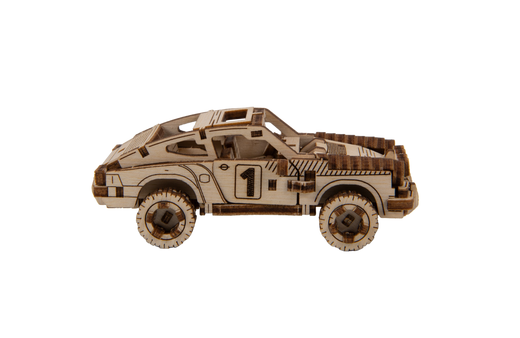 Puzzle 3D / Maquette bois - Rallye car 4 Superfast - Wooden City MB009