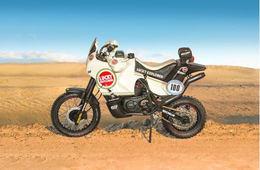 Maquette moto : Cagiva Elefant 850 Paris-Dakar 1987 - 1/48 - Italeri 4643 04643