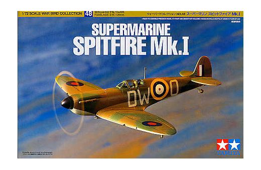 Maquette avion militaire : Supermarine Spitfire Mk.I - 1/72 - Tamiya 60748