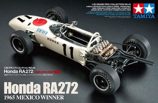 Maquette voiture de course : Honda F1 Ra272 1/20 - Tamiya 20043