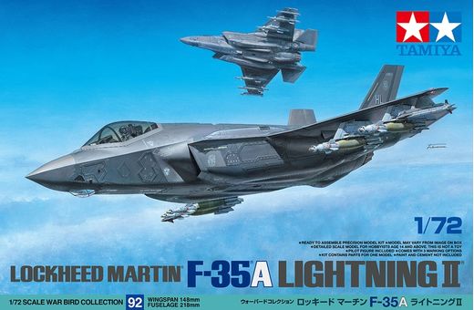 Maquette avion militaire : Lockheed Martin F-35 A 1/72  - Tamiya 60792