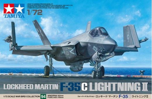 Maquette avion militaire : Lockheed Martin F-35C Lightning II 1/72 - Tamiya 60794