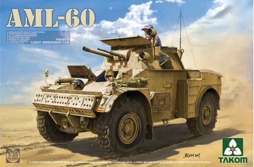 Maquette militaire : PANHARD AML-60 - Blindé Léger Français - 1:35 - Takom 2083