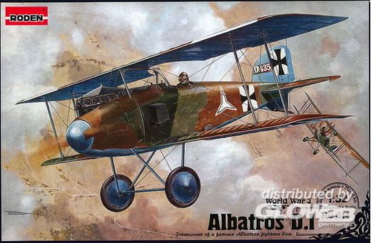 Maquette avion militaire : Albatros D I - 1:32 - Roden 614
