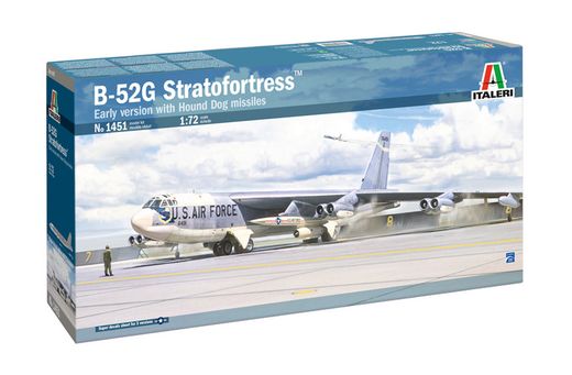 Maquette avion militaire : B-52G Stratofortress - Début production - 1:72 - Italeri 1451 01451