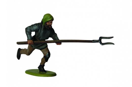 Figurines soldats : Paysans soldats Moyen-Âge - 1/72 - Zvezda 8059