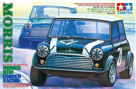 Maquette voiture : Morris Mini Cooper Racing 1/24 - Tamiya 24130