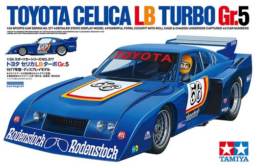 Maquette voiture : Toyota Celica LB Turbo Gr.5 1/24 - Tamiya 24377