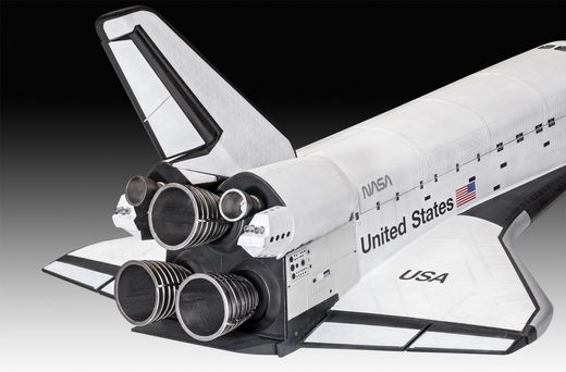 Maquette en plastique : Coffret cadeau navette spatiale 40e anniversaire - 1:72 - Revell 05673 5673