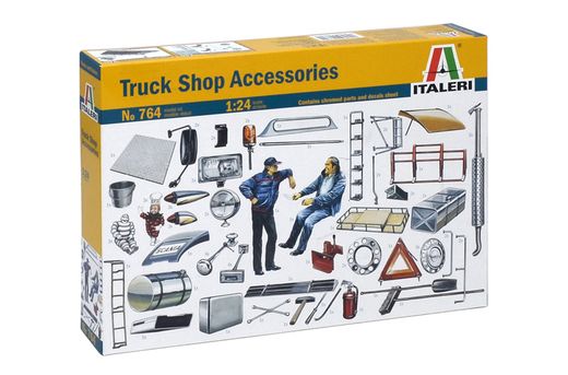 Décor miniature : Accessoires camions 1/24 - Italeri 764 0764
