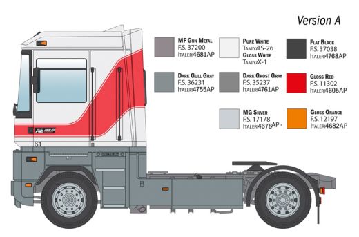 Maquette camion : Renault AE500 Magnum 1/24 - Italeri 3969 03969