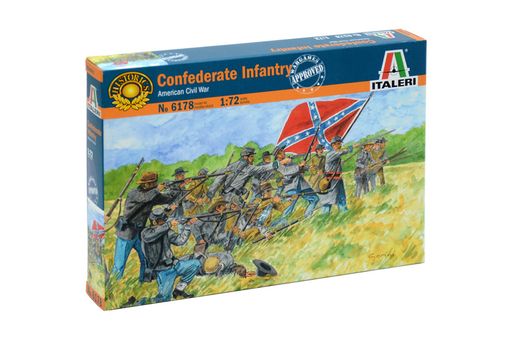 Figurines militaires : Infanterie confédérée - 1/72 - Italeri 06178