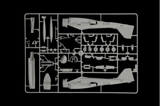 Maquette avion militaire : A-6E intruder USN/USMC - Guerre du Golf - 1:72 - Italeri 01392