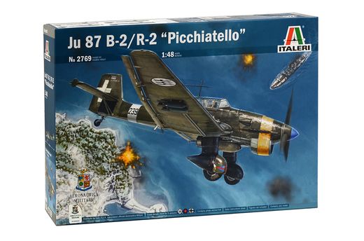 Maquette d'avion militaire : JU 87 B-2/R-2 "Picchiatello" - 1/48 - Italeri 02769