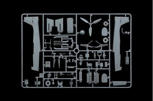 Maquette d'avion militaire : JU 87 B-2/R-2 "Picchiatello" - 1/48 - Italeri 02769