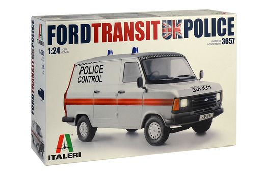 Maquette voiture : Ford Transit Police Britannique - 1:24 - Italeri 03657