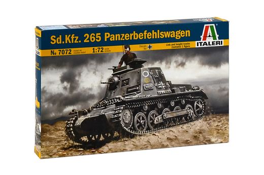 Maquette militaire : Char d'assaut Sd.Kfz.265 Panzerbefhelswagen - 1:72 - Italeri 07072