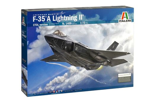 Maquette d'avion : F-35 A LIGHTNING II CTOL - 1:72 - Italeri 01409