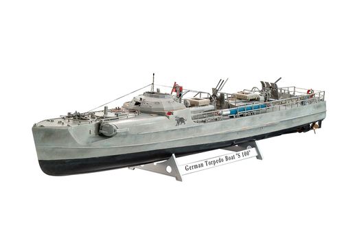 Maquette bateau militaire : Navette Allemande D'Attaque Rapide S-100 - 1/72 - Revell 5162 05162