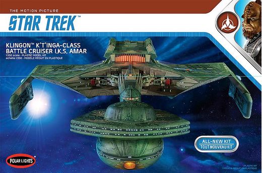 Maquette Star Trek Klingon K'T'inga - 1/350 - Polar Lights 593950
