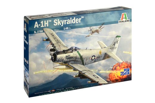 Maquette d'avion : A-1H Skyraider - 1:48 - Italeri 02788 2788