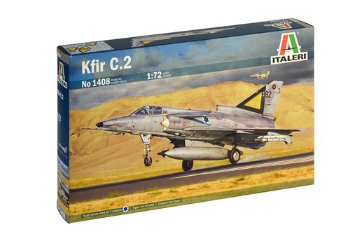 Maquette d'avion : KFIR C2/C7 - 1:72 - Italeri 01408 1408