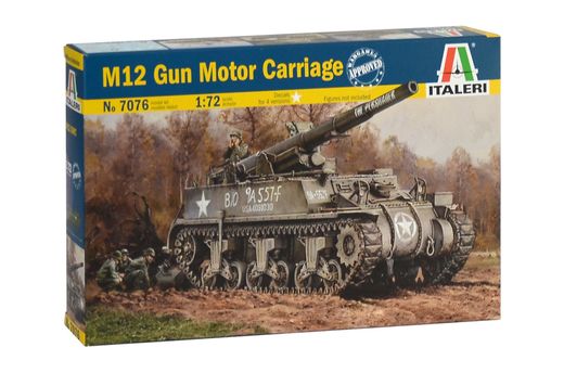 Maquette militaire : Blindé M12 G.M.C. - 1:72 - Italeri 07076 7076