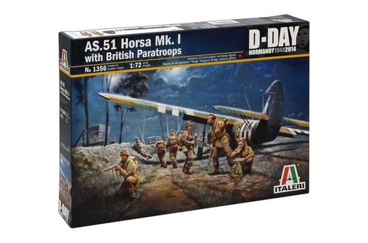 Maquette avion : Planeur AS.51 Horsa Mk.I - 1/72 - Italeri 1356 01356