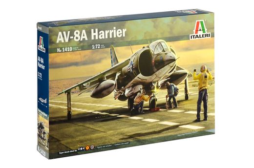 Maquette avion militaire américain : AV-8A Harrier - 1/72 - Italeri 01410 1410