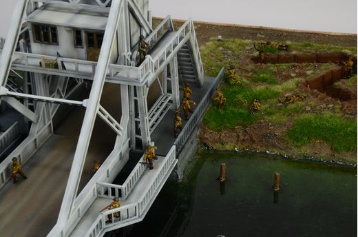 Diorama militaire : Assaut « Pegasus Bridge » - 1/72 - Italeri 06194, 6194