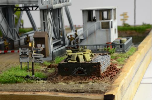 Diorama militaire : Assaut « Pegasus Bridge » - 1/72 - Italeri 06194, 6194