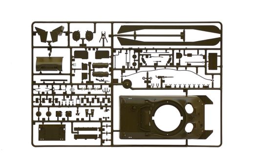 Maquette véhicule militaire : M4A1 Sherman et Infanterie - 1:35 - Italeri 06568 6568