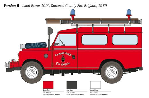 Maquette voiture : Range Rover Pompiers - 1:24 - Italeri 03660 3660