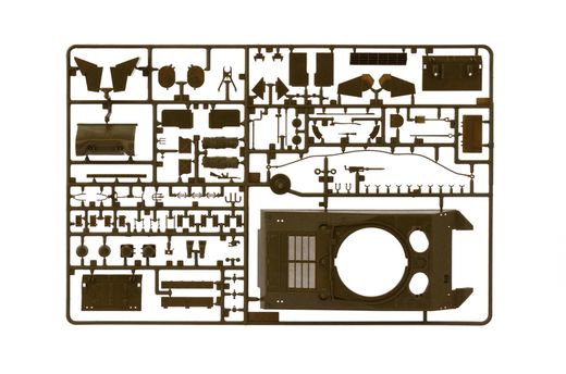 Maquette militaire : M4A2 Sherman U.S. Marine Corps - 1:35 - Italeri 06583 6583 - france-maquette.fr