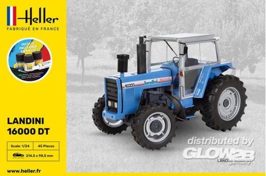 Maquette véhicule : Starter Kit LANDINI 16000 DT - 1:24 - Heller 57403