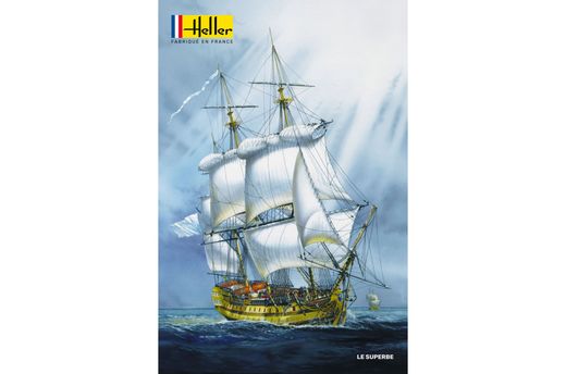 Maquette bateau : Le Superbe - 1:150 - Heller 80895