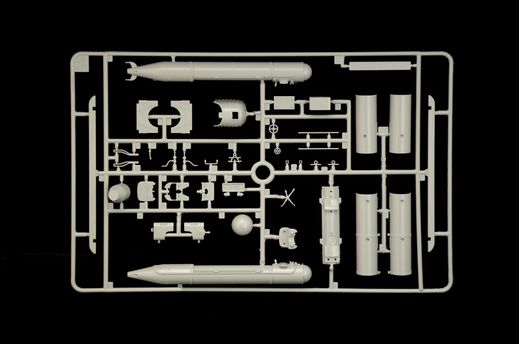 Maquette embarcation militaire : S.L.C. MAIALE avec équipage - 1:35 - Italeri 5621 05621