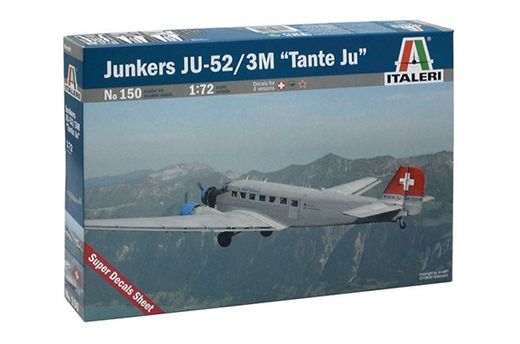 Maquette d'avion : Junkers Ju-52 3/m “Tante Ju” 1:72 - Italeri 00150 150
