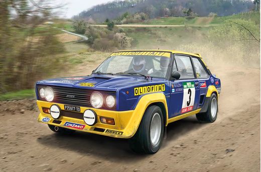 Maquette voiture de course : Fiat-131 OlioFiat 1/24 - Italeri 3667