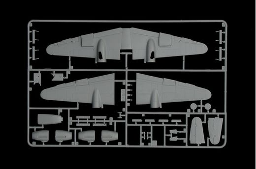 Maquette avion militaire : Messers Me 410 A-1 Hornisse 1/72 - Italeri 074