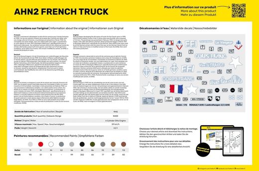 Maquette militaire : HN2 Camion français 1/35 - Heller 30324