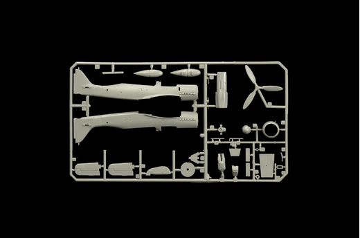 Maquette d'avion allemand : Focke Wulf FW190D-9 1/72 - Italeri 1312