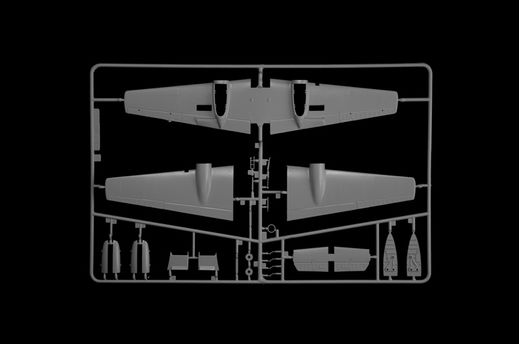 Maquette d'avion militaire : Messerschmitt Bf110C-3/C-4 1/72 - Italeri 049
