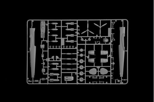 Maquette d'avion militaire : Messerschmitt Bf110C-3/C-4 1/72 - Italeri 049