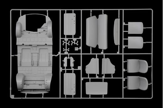 Maquette automobile : Fiat 500 F 1/12 - Italeri 4715