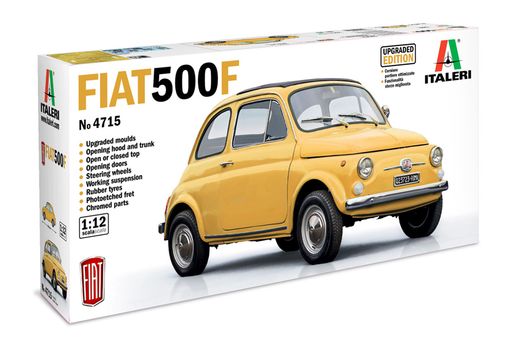 Maquette automobile : Fiat 500 F 1/12 - Italeri 4715