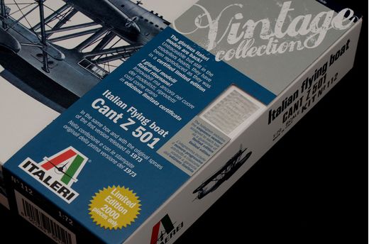 Maquette hydravion CANT. Z. 501 1/72 - Italeri 112