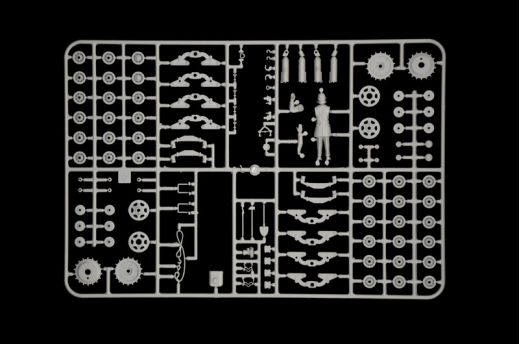 Maquette militaire : Char M14/41+ infanterie italienne 1/35 - Italeri 06543