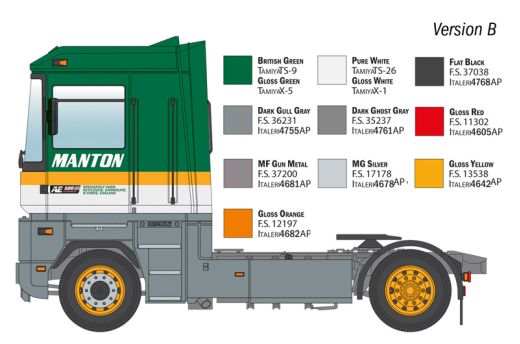 Maquette camion : Renault AE500 Magnum 1/24 - Italeri 3969 03969