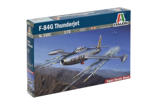 Maquette d'avion américain : F-84 Thunderjet 1/72 - Italeri 1321